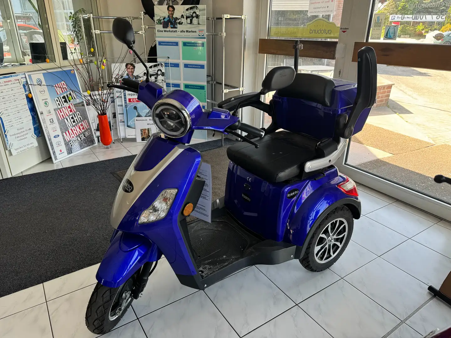 Rolektro E-Trike 25 km/h Blauw - 1