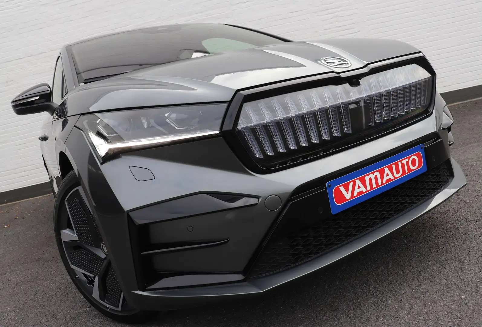 Skoda Enyaq Coué RS 80X 4x4 82 kWh - CANTON/Pano/Memory/HUD Gris - 1