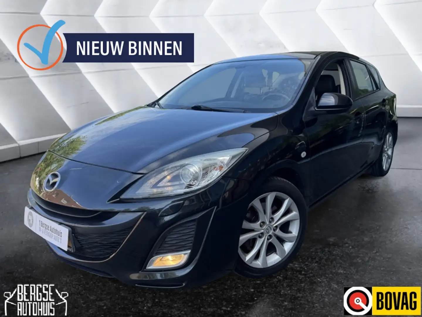 Mazda 3 2.0 DiSi GT-M Cruise Clima Pdc StoelVw Чорний - 1