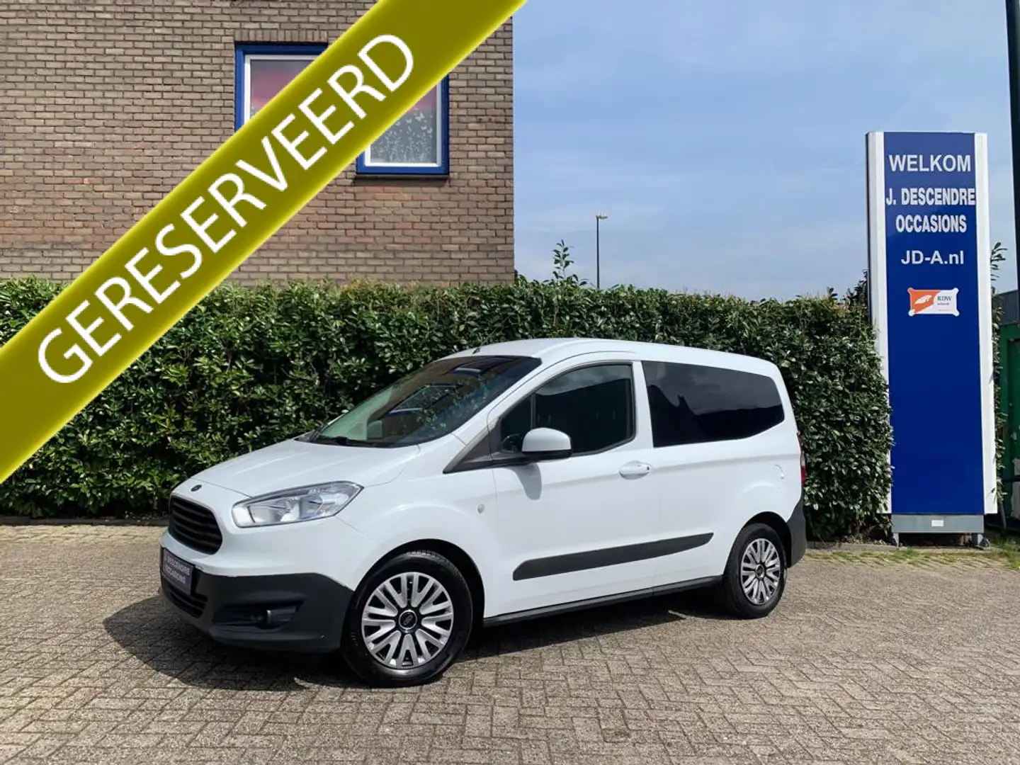 Ford Transit Courier 1.0 Ambiente Marge Auto, Airco, Elec.Pakket!!!! ZA Wit - 1