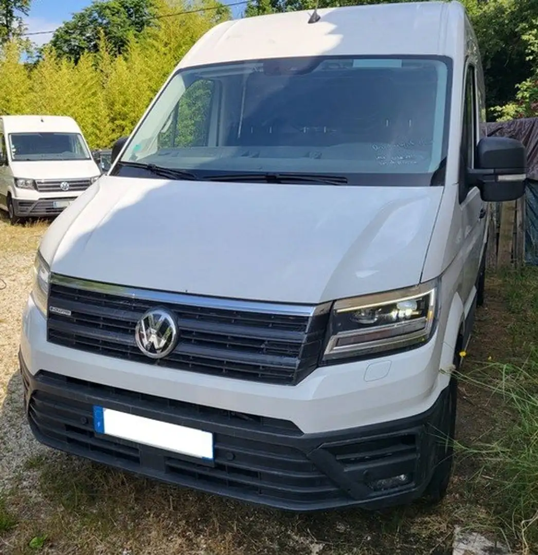 Volkswagen Crafter E-CRAFTER 35 L3H3 136 CH BVA TVA RECUP IDEAL ZFE Blanco - 1
