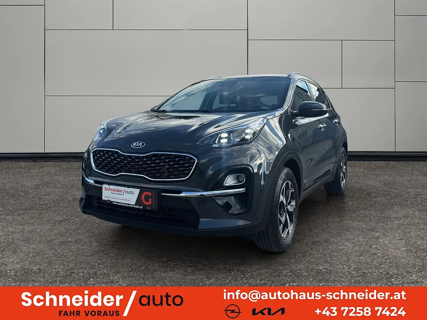 Kia Sportage 1,6 CRDI SCR MHD AWD Gold DCT Aut. Grau - 1