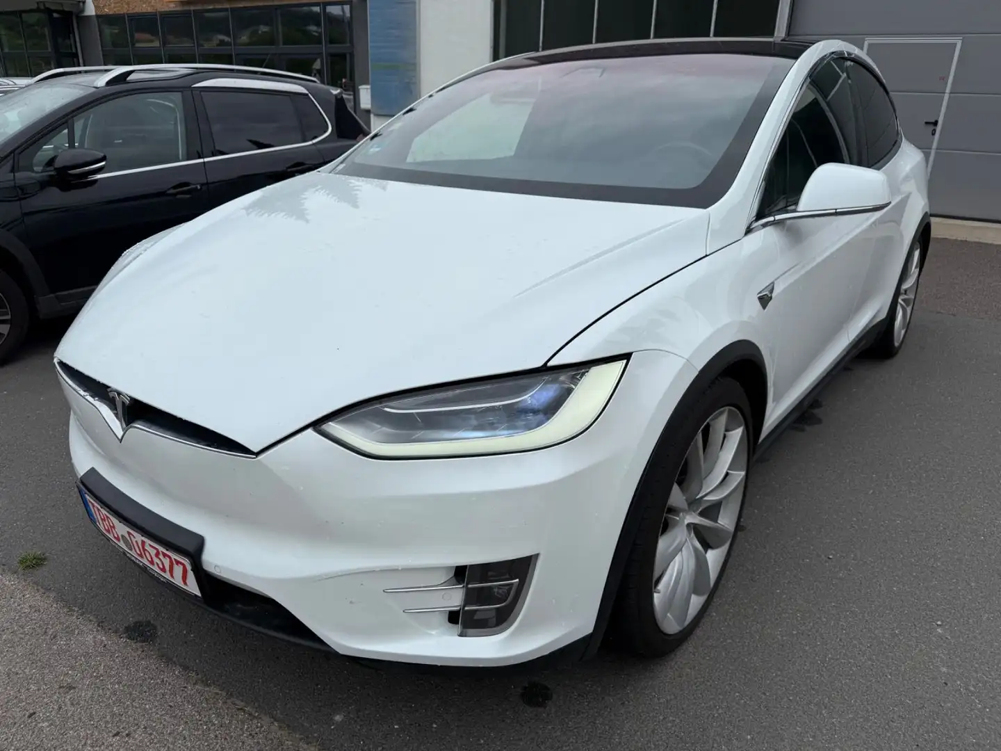 Tesla Model X 90D Performance Dual Luftfederung Blanc - 1