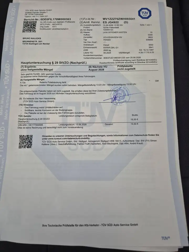 Volkswagen T4 Transporter T4 7DE 1Z2, foto 4