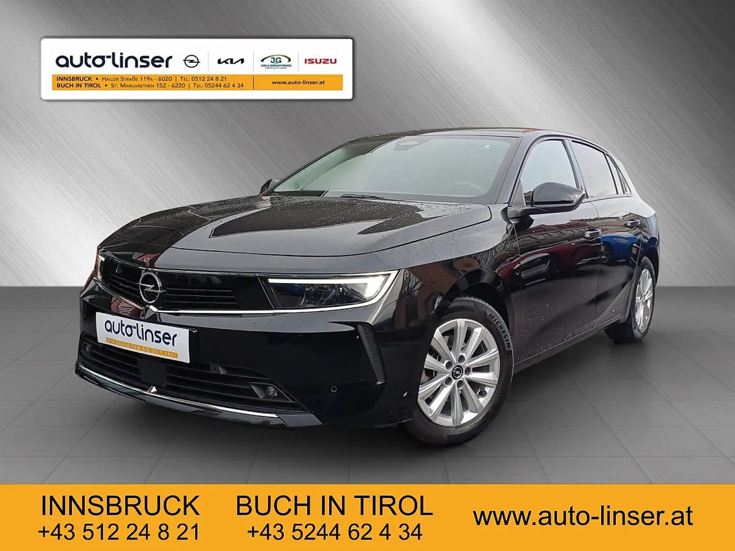 Opel Astra 1,2 Turbo Business Edition Schwarz - 1
