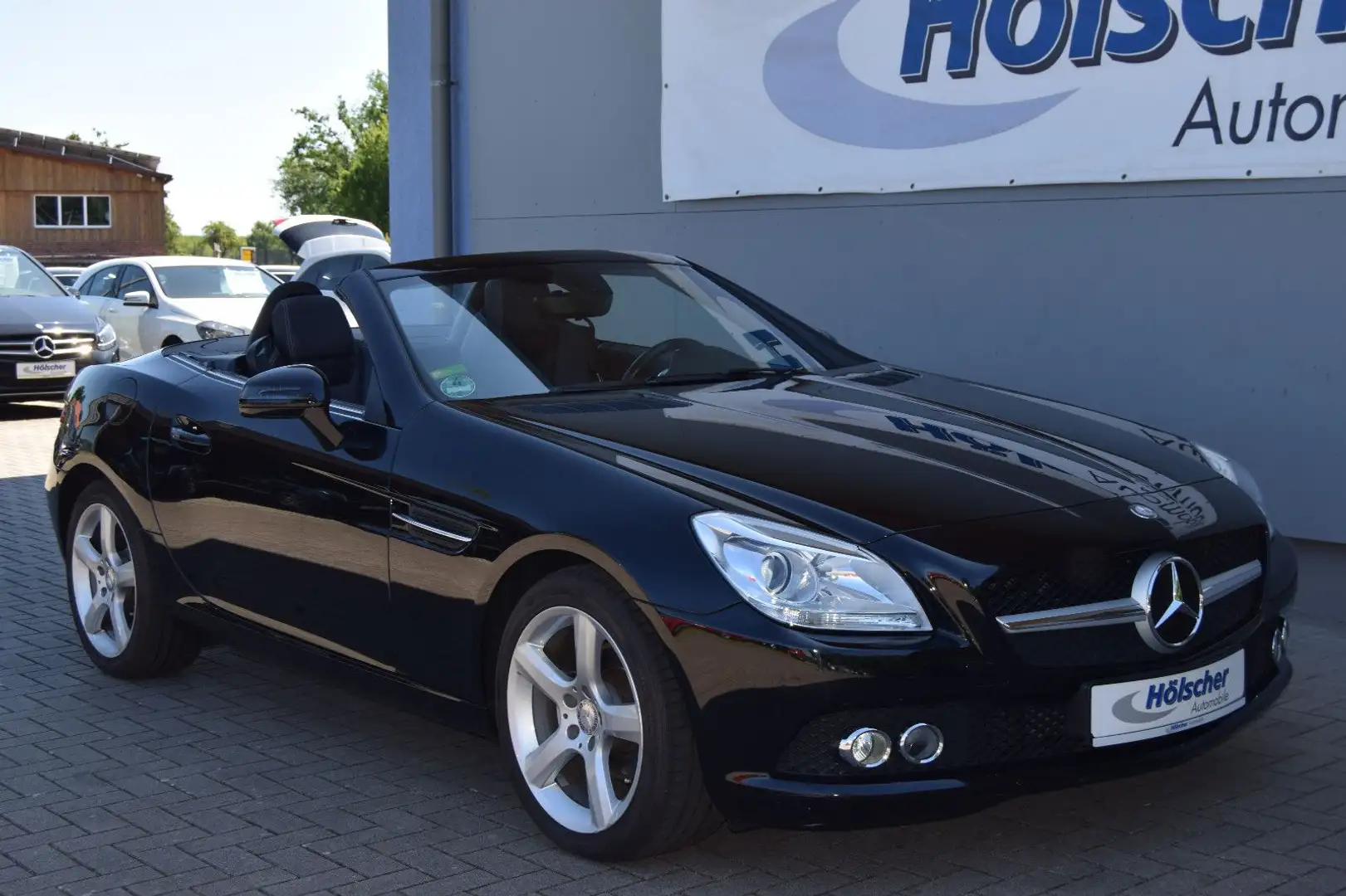 Mercedes-Benz SLK 200 !AUTOM! Edition 1,Leder,Sitzh,Parks,,,, Noir - 1