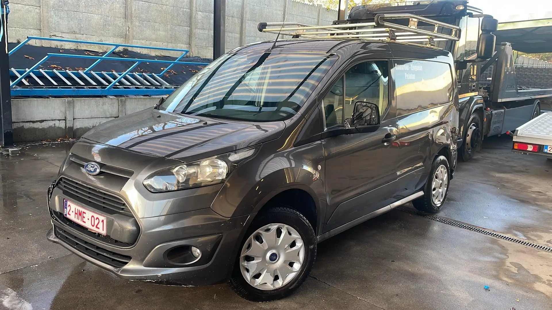 Ford Transit Connect 1.6TDCI *Accidenté* Gris - 2