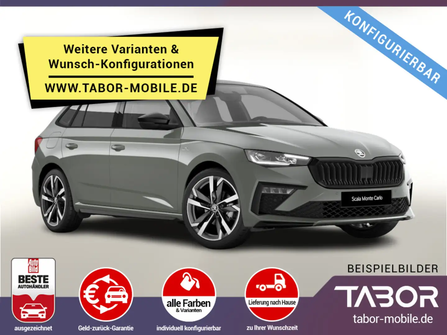Skoda Scala TSI 150 Monte Facelift Pano Matrix Kam SHZ Mavi - 1
