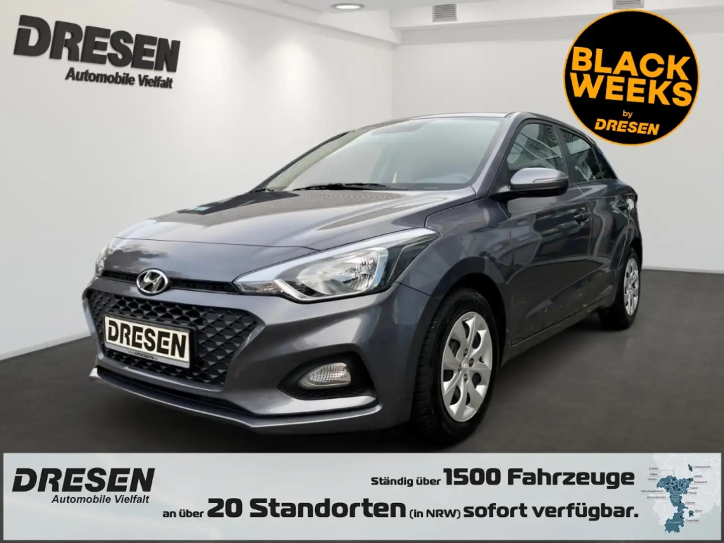 Hyundai i20 Select 1.2 Allwetterreifen*Klima* Grijs - 1