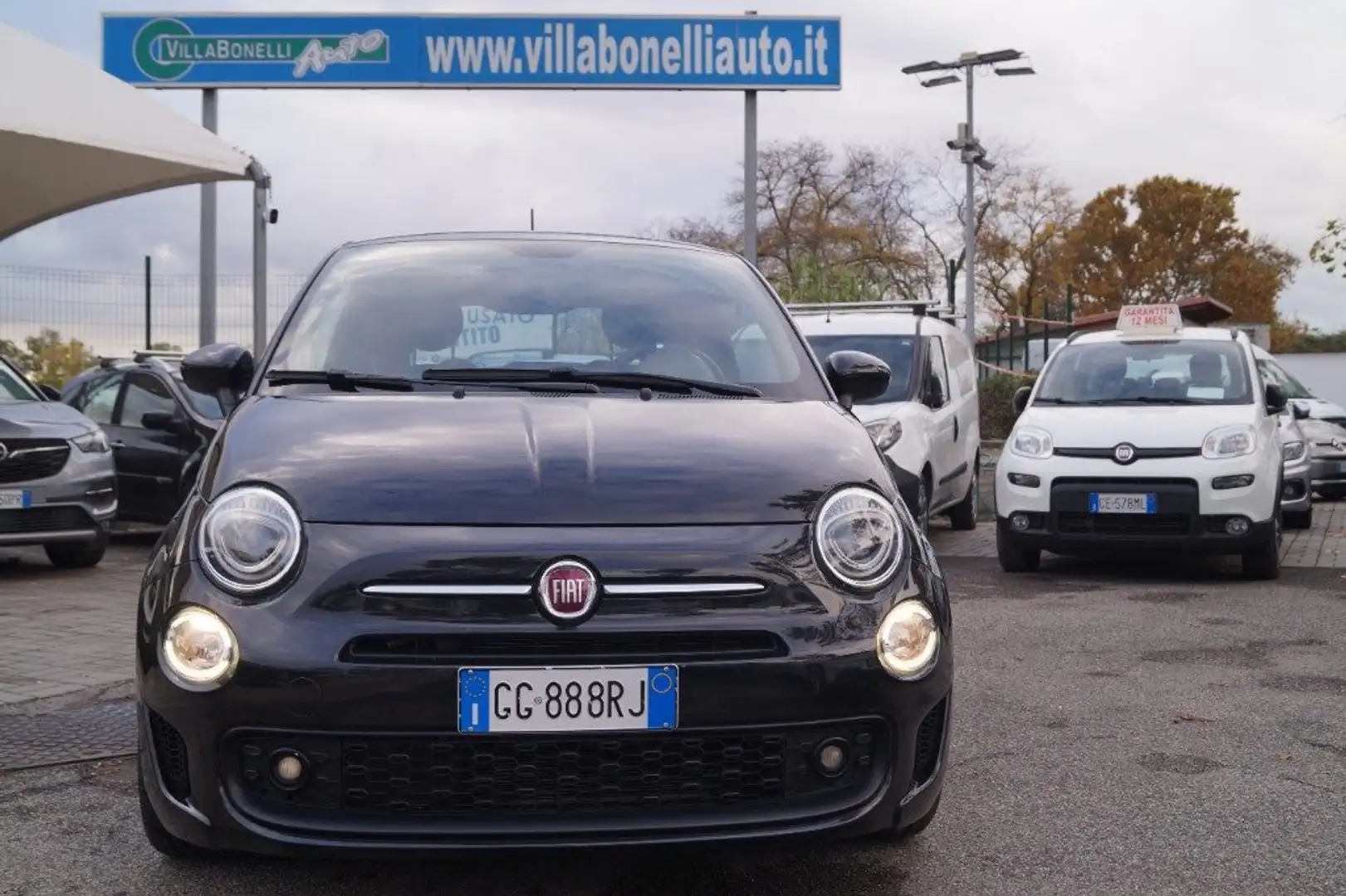 Fiat 500 1.0 Hybrid Connect CARPLAY PELLE Nero - 1
