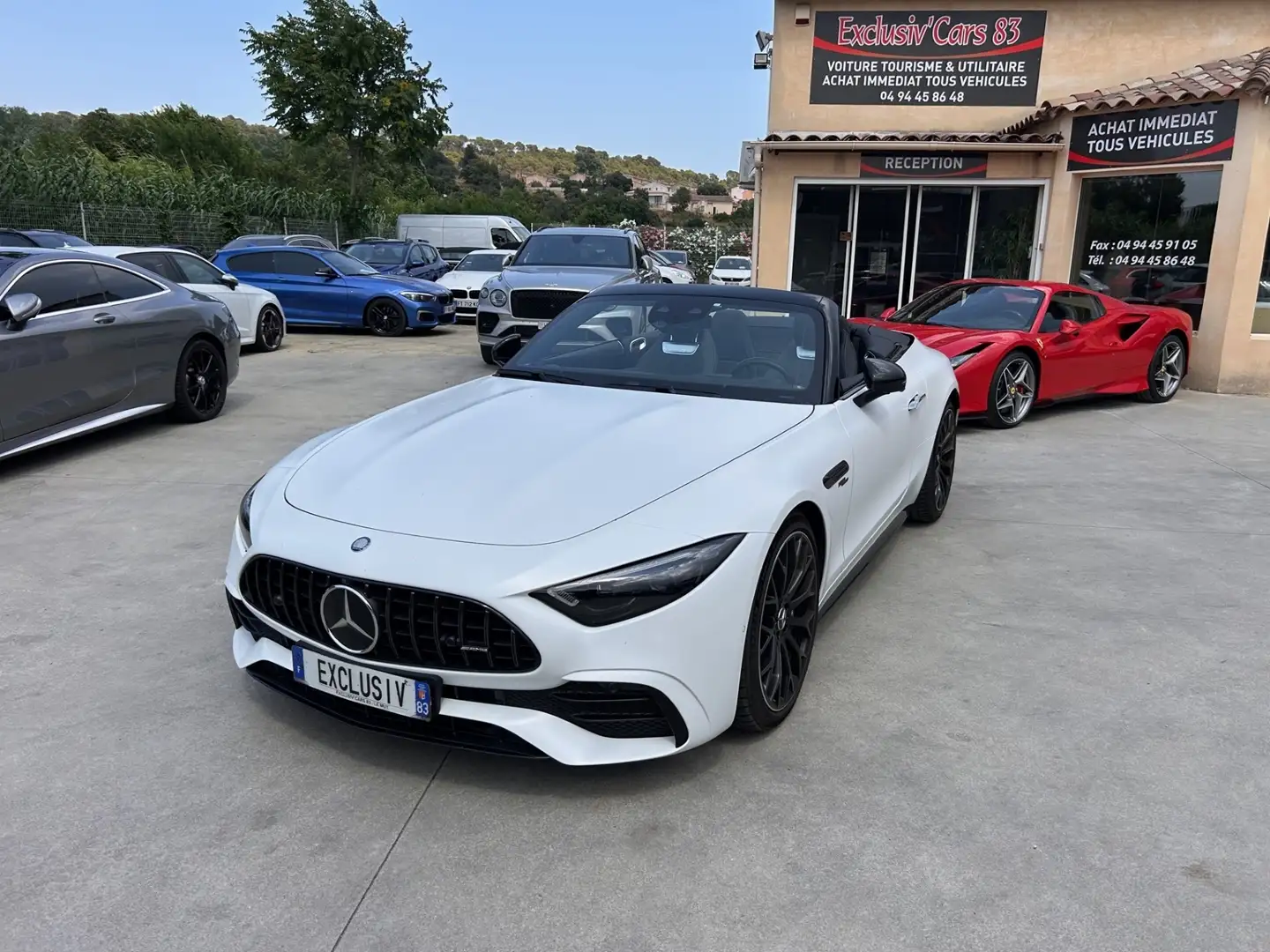 Mercedes-Benz SL 43 AMG 43 AMG 381H 9G SPEEDSHIFT MCT AMG Blanc - 1