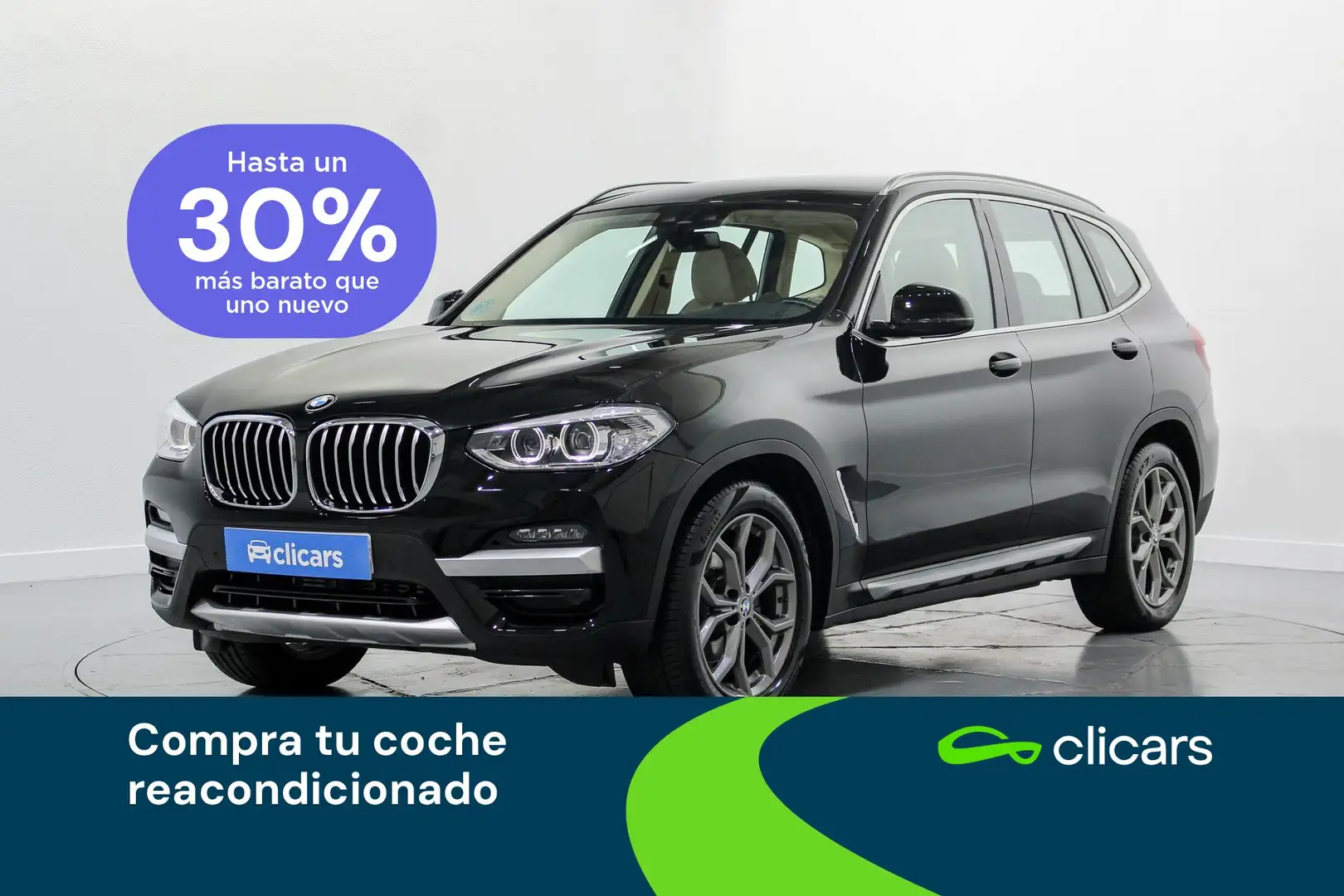 BMW X3 xDrive 20dA Noir - 1
