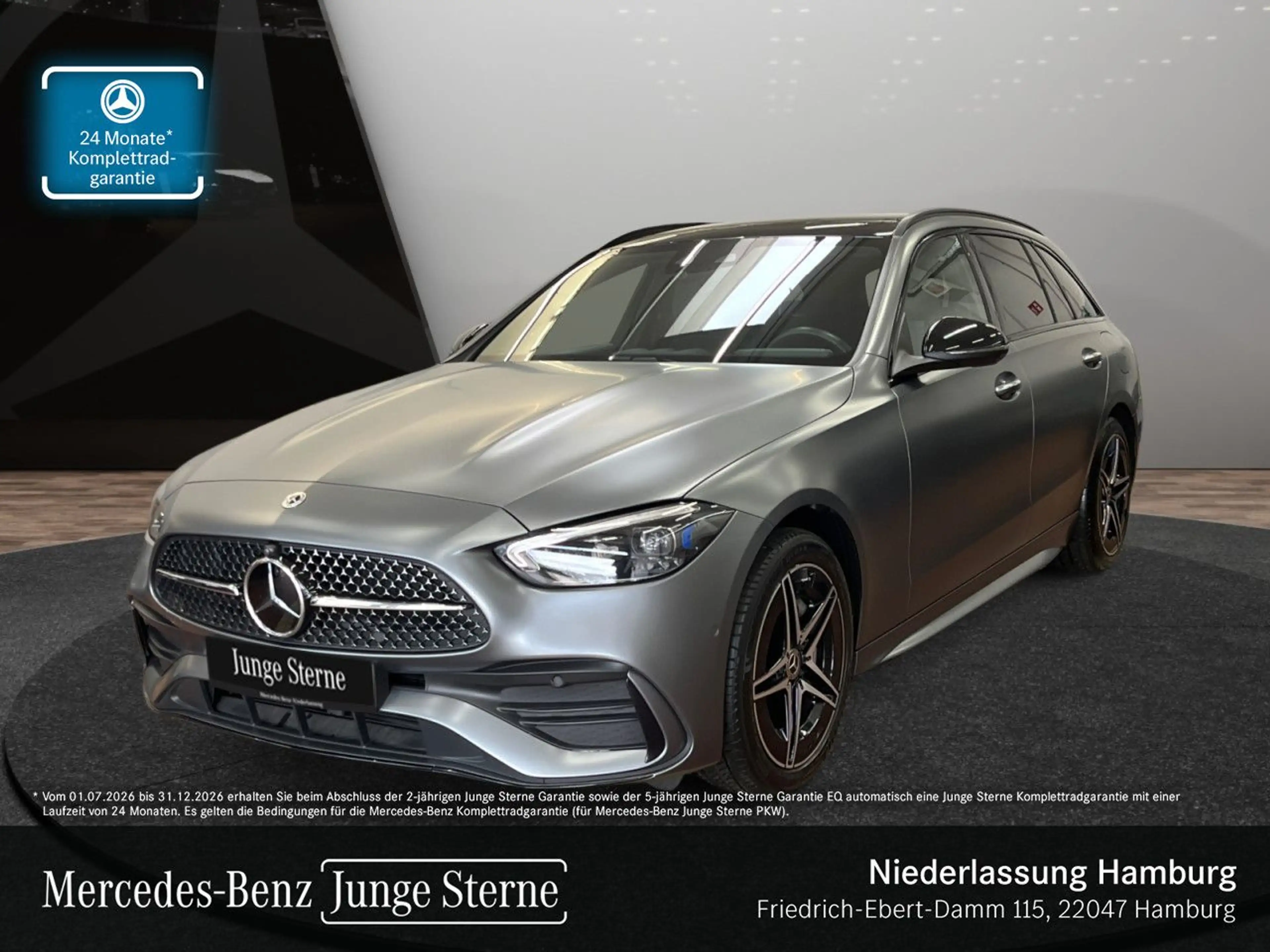 Mercedes-Benz C 300 e T AMG+NIGHT+PANO+360+KEYLESS+9G