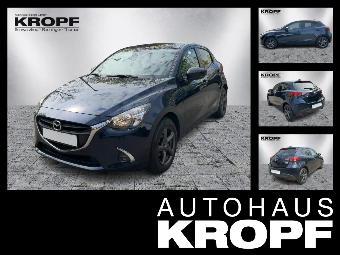 Mazda 2 1.5 SKYACTIV-G Kizoku **SpurH LM KlimaA PDC** Modrá - 1