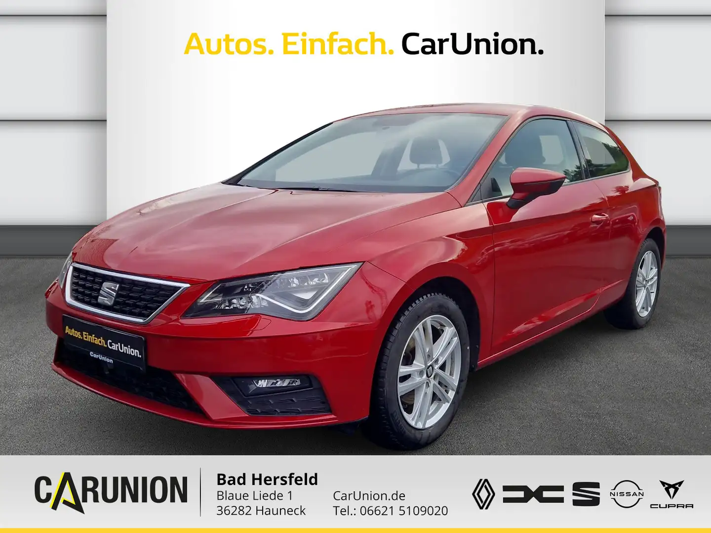 SEAT Leon SC Style 1.4 Navi/Sitzh/Tempomat/VOLL-LED Rosso - 1