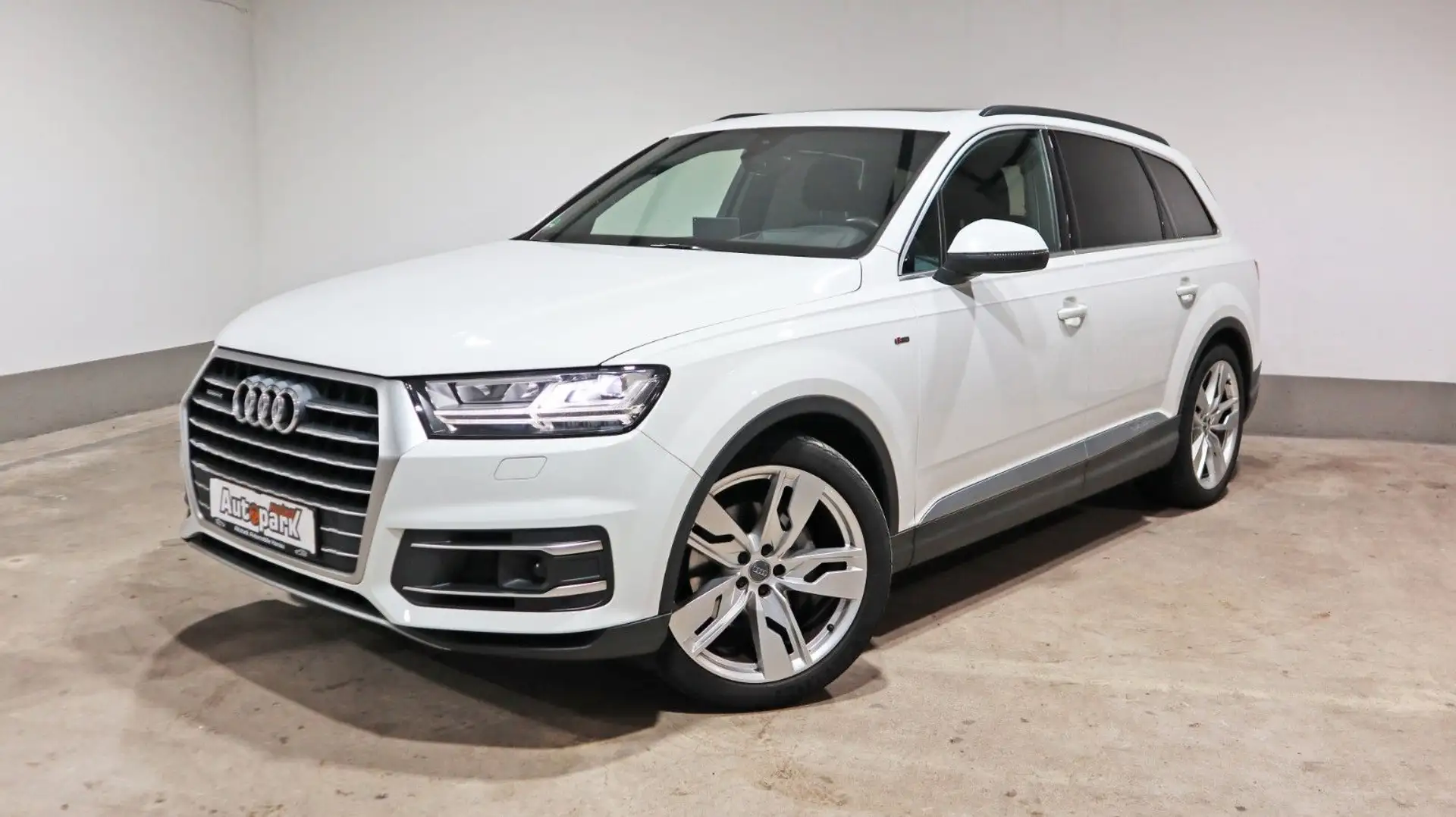 Audi Q7 50 TDI S-LINE~ACC~PANO~AHK~HUD~LED~ Blanc - 1