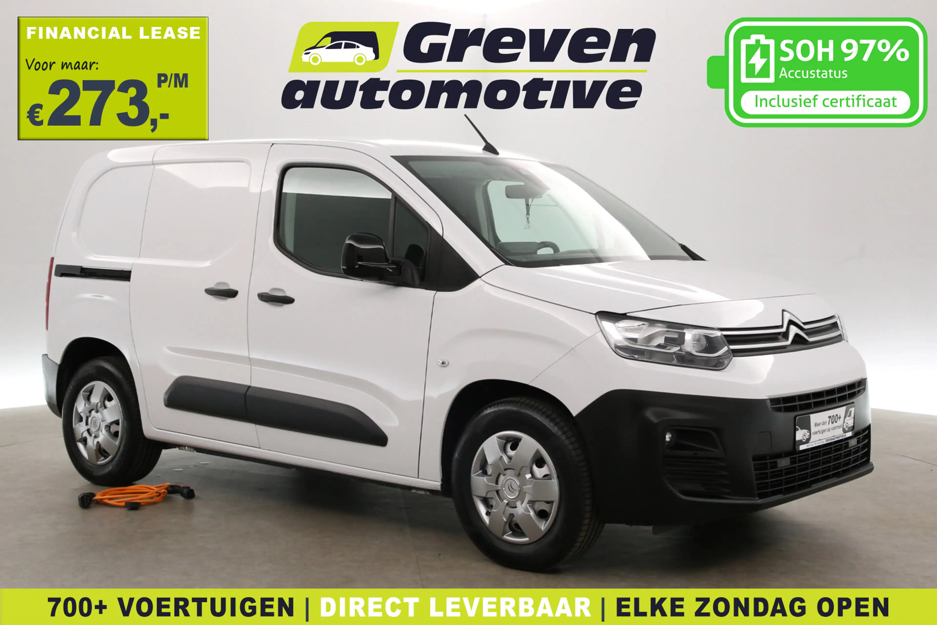 Citroen Berlingo Elektrisch 50 kWh 136PK | Snelladen | SOH 97% | Ai