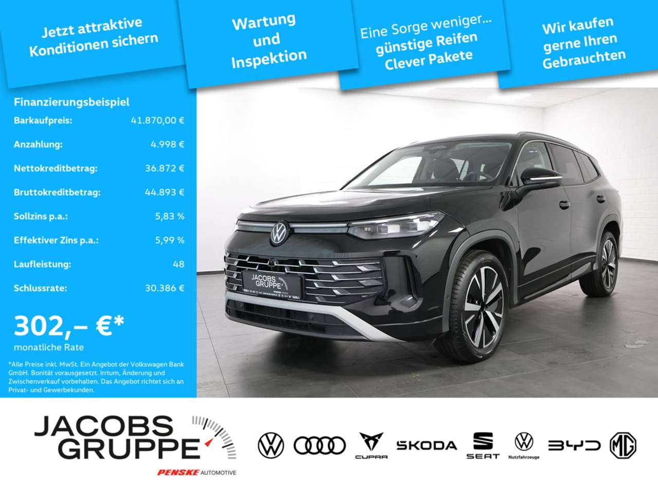 Volkswagen Tayron — Volkswagen Tayron 2.0 TSI 4M Elegance DSG,HD-Matrix,AHK,
