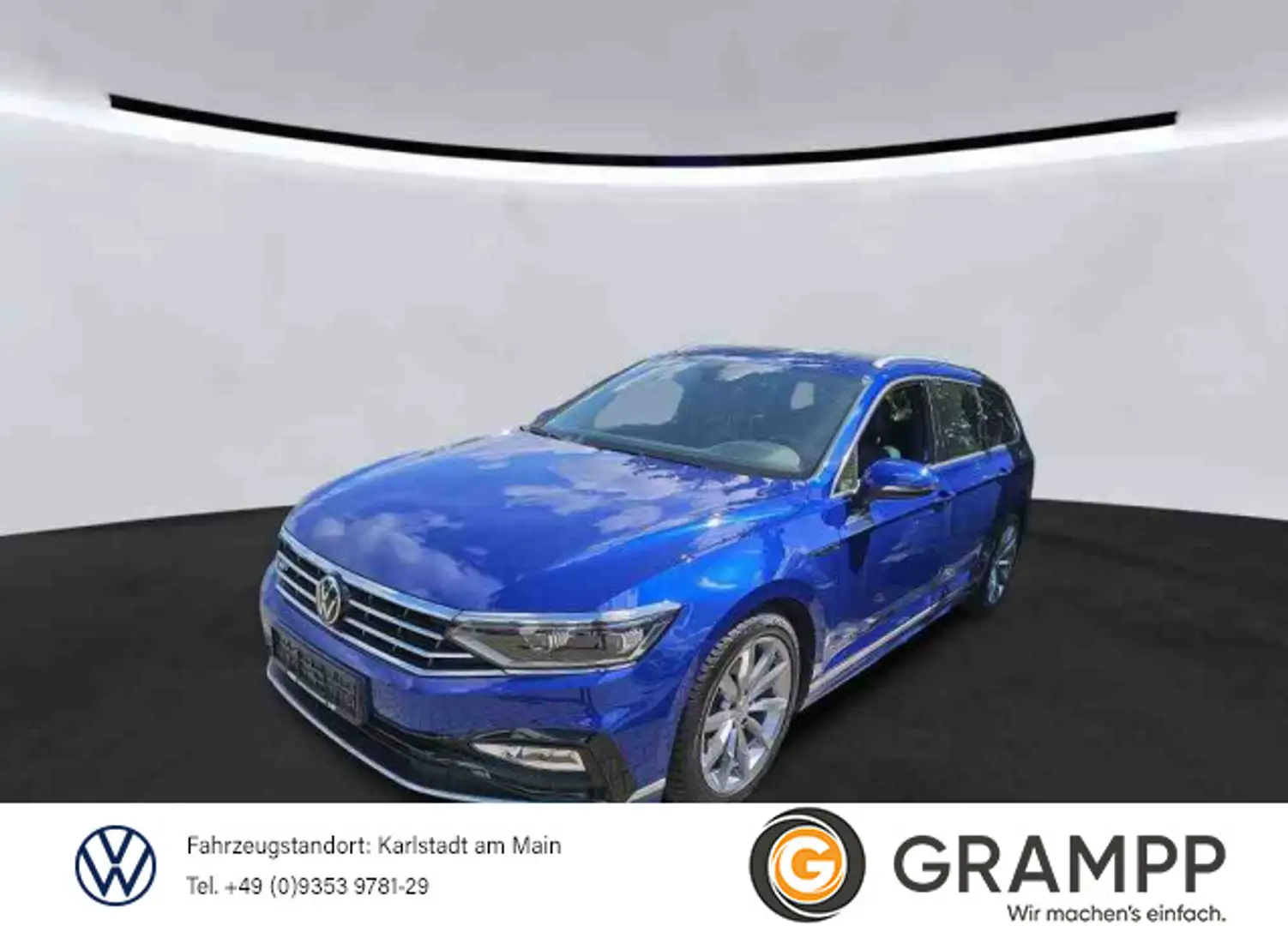 Volkswagen Passat Variant Elegance 1.5TSI DSG +R-LINE+MATRI Bleu - 1