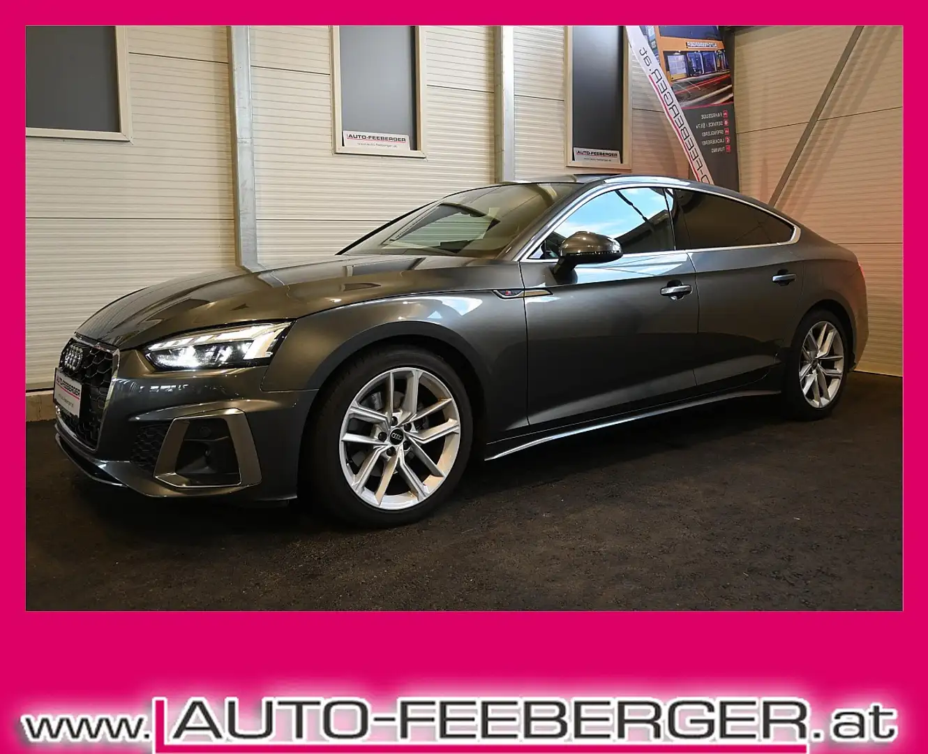 Audi A5 SB 35 TDI S-line; Matrix-LED, Head-UP, PANO, AC... Grau - 1