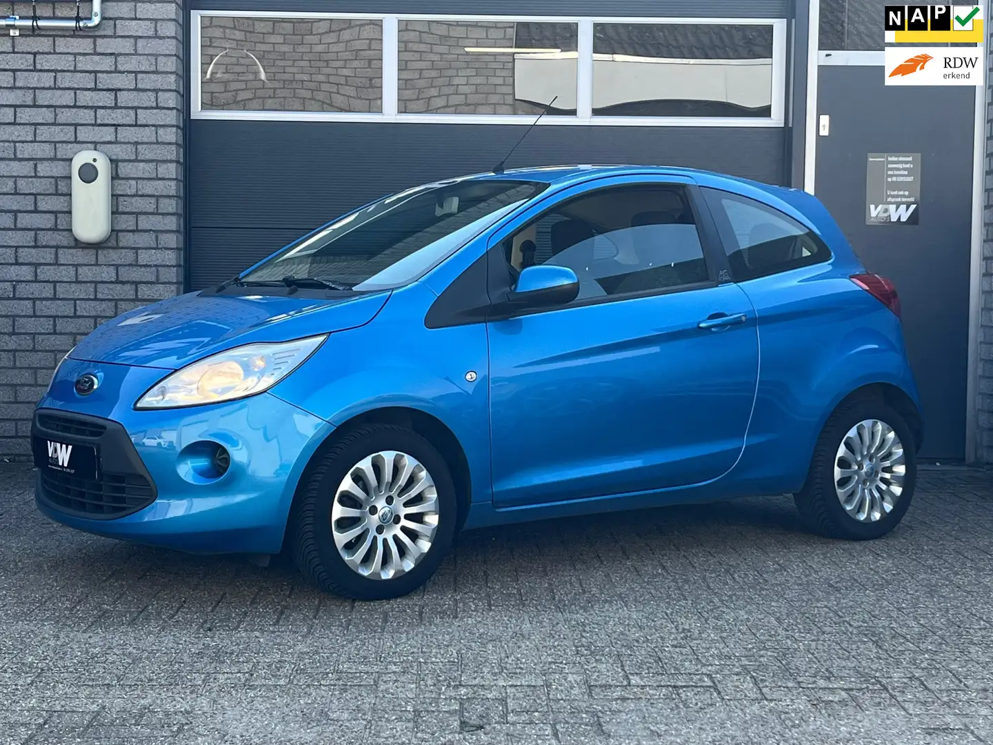 Ford Ka/Ka+ 1.2 Cool & Sound start/stop nl auto N.A.P. AIRCO Blau - 1