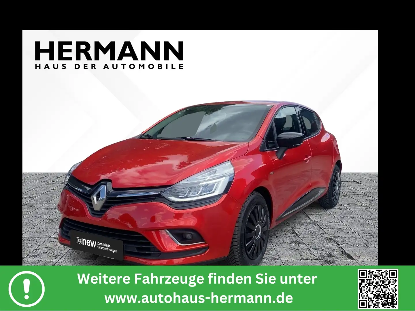Renault Clio IV 1.5 dCi 90 eco² ENERGY Limited LED*NAVI Rood - 1