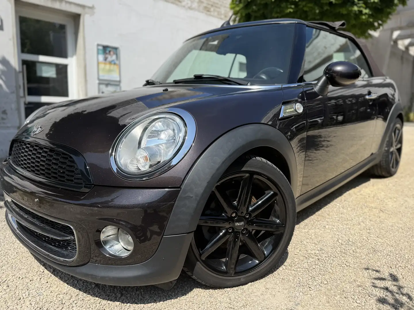 MINI Cooper D Cabrio Cabriolet 1.6 DPF Zwart - 1