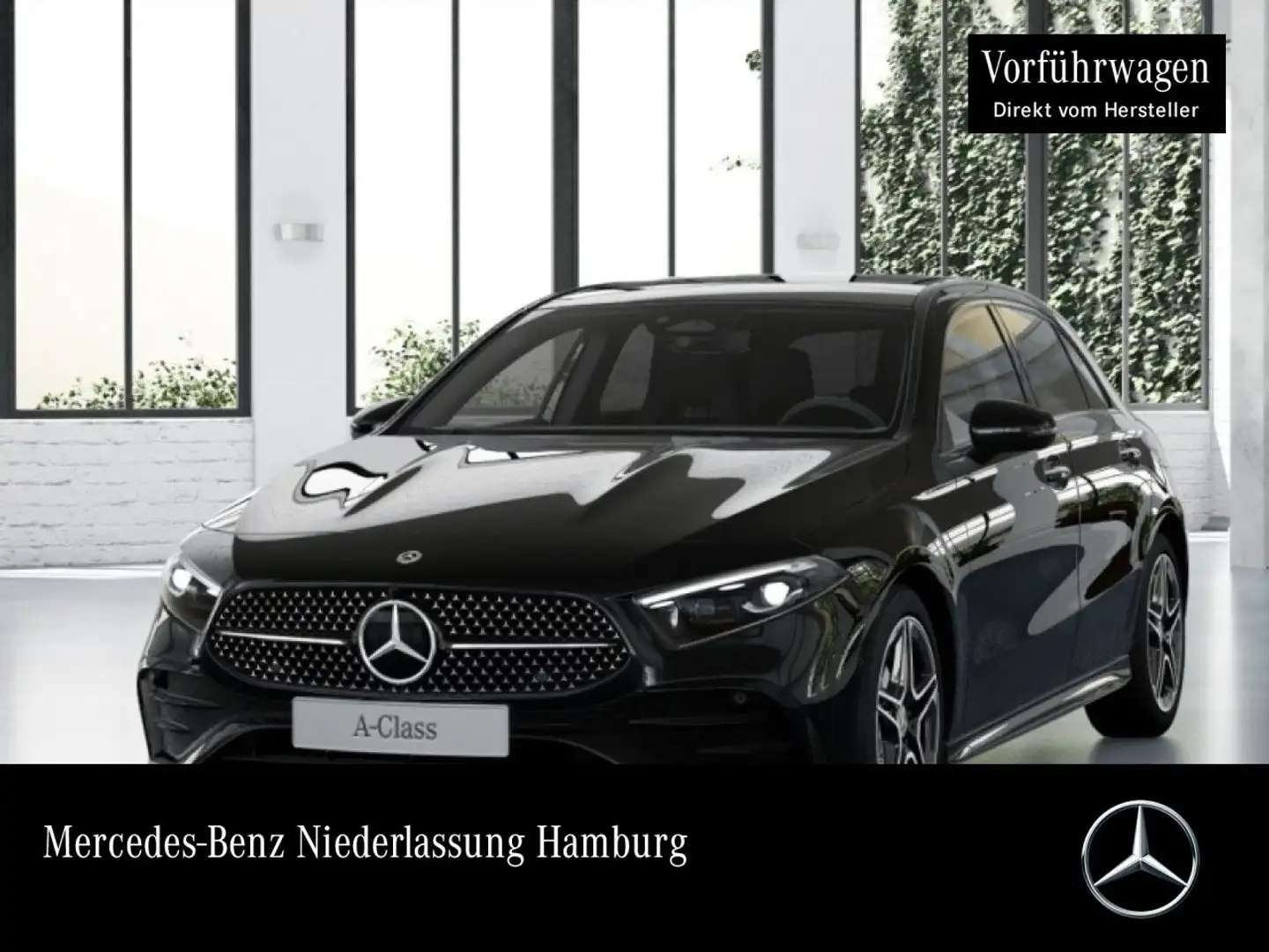 Mercedes-Benz A 180 d AMG+NIGHT+PANO+MULTIBEAM+KAMERA+TOTW+8G Schwarz - 1