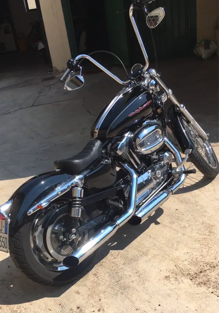 Harley-Davidson 1200 Custom XL1200C Fekete - 1