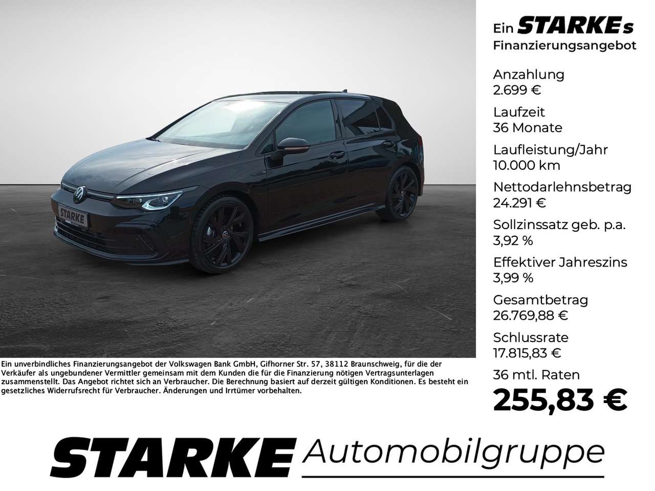 Volkswagen Golf — Volkswagen Golf 1.5 eTSI DSG R-Line Black Style