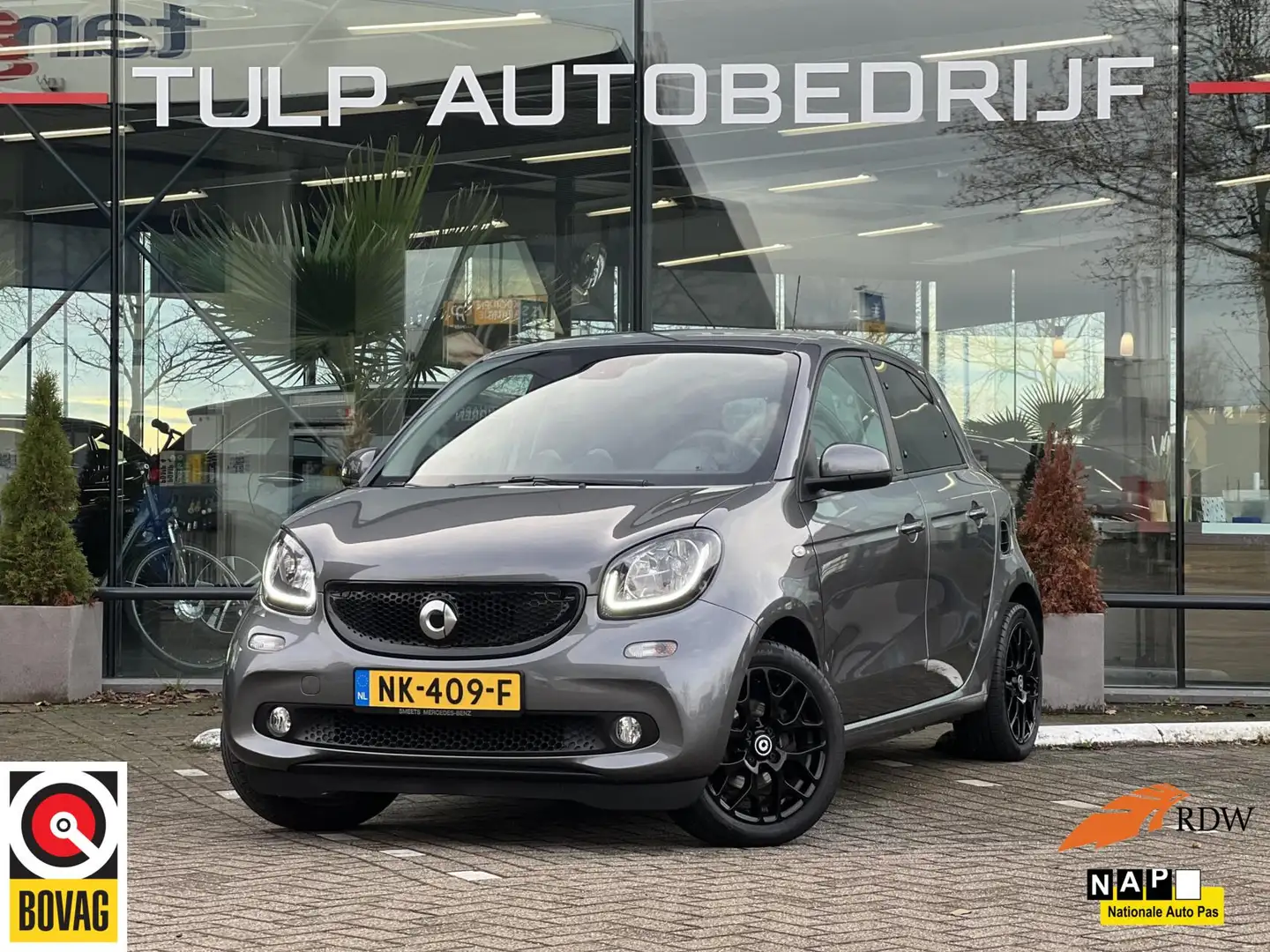 smart forFour 1.0 Turbo Passion Airco Cruise 1Eig NAP Grijs - 1