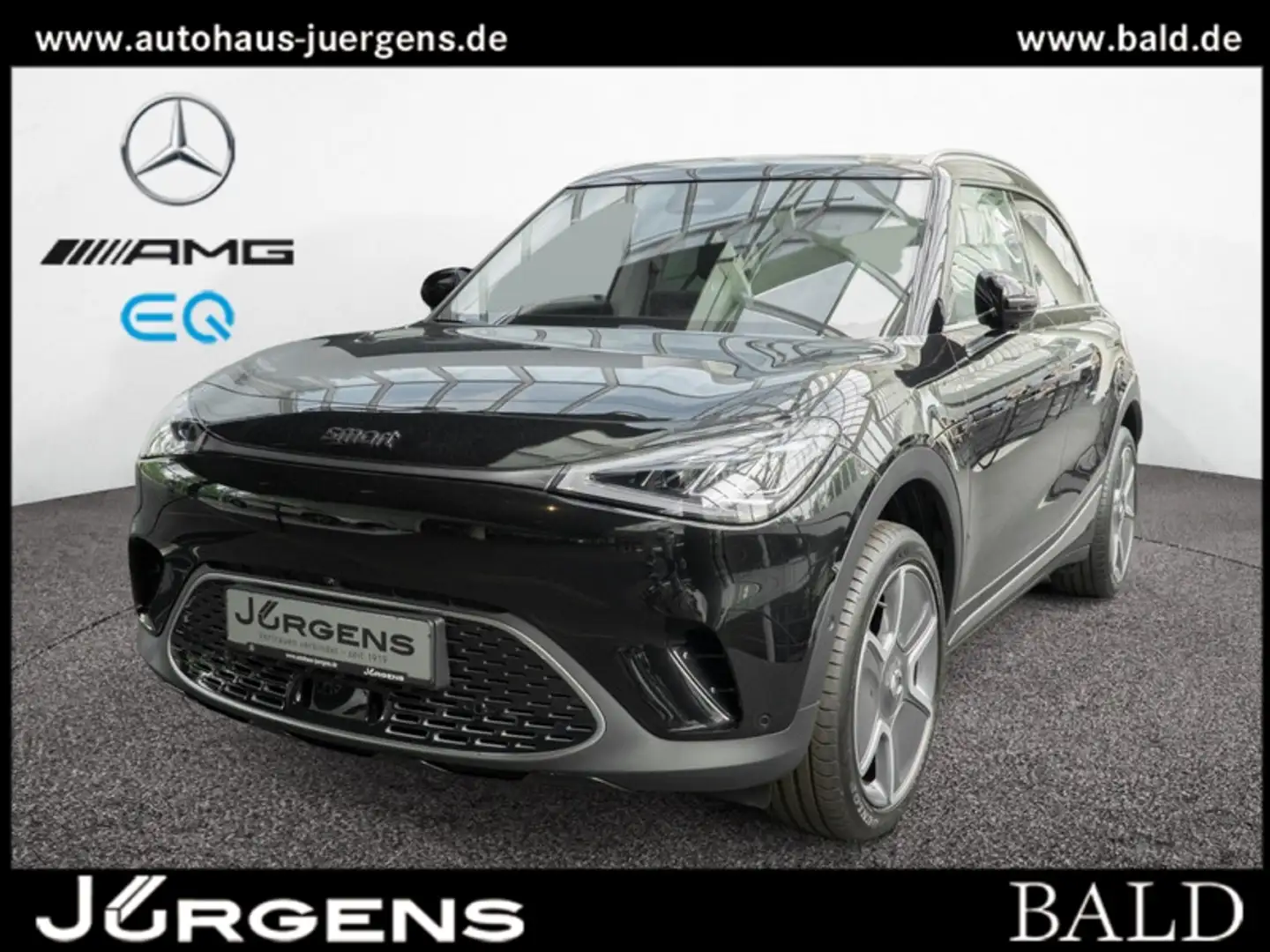smart #1 Pulse Pano+Ambiente+360+Cam+HUD+Keyl+Leder Schwarz - 1