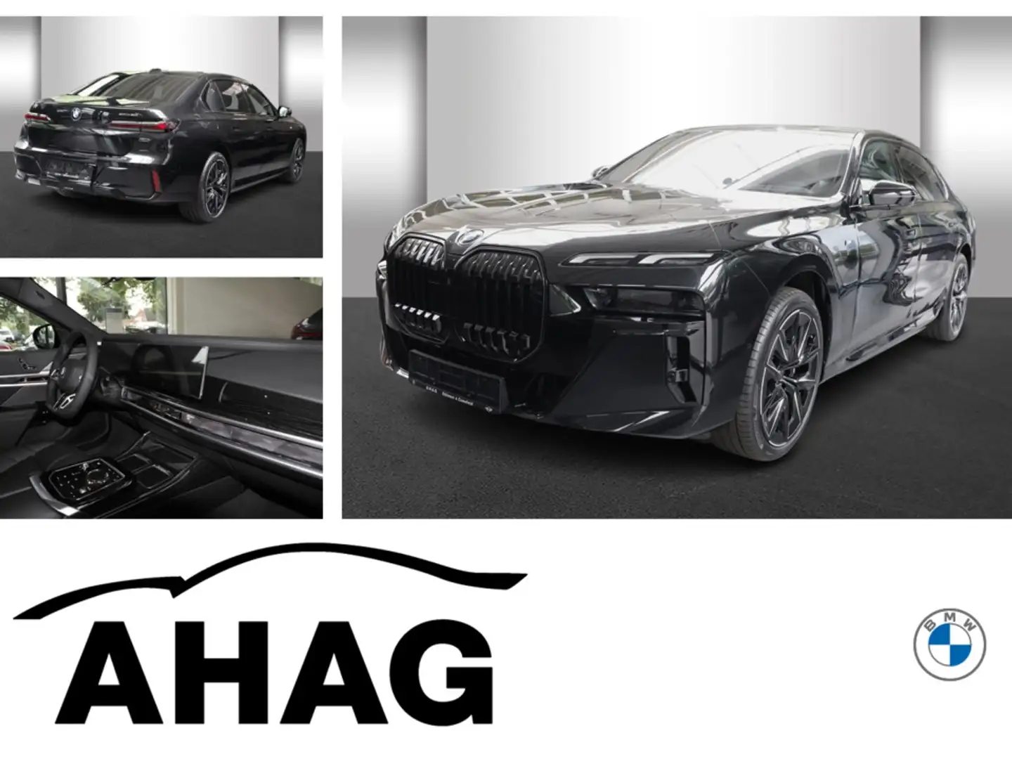 BMW i7 eDrive50 Navi Tempom.aktiv Panoramadach Bluetooth Czarny - 1