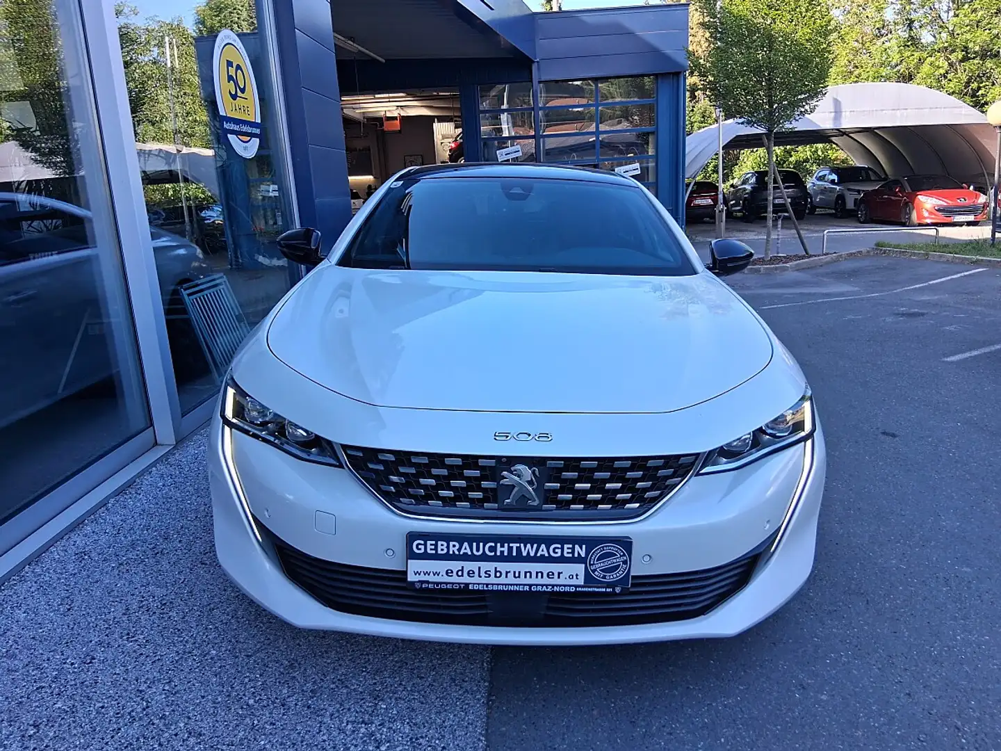 Peugeot 508 2,0 BlueHDi 180 EAT8 S&S GT Line Aut. Weiß - 2