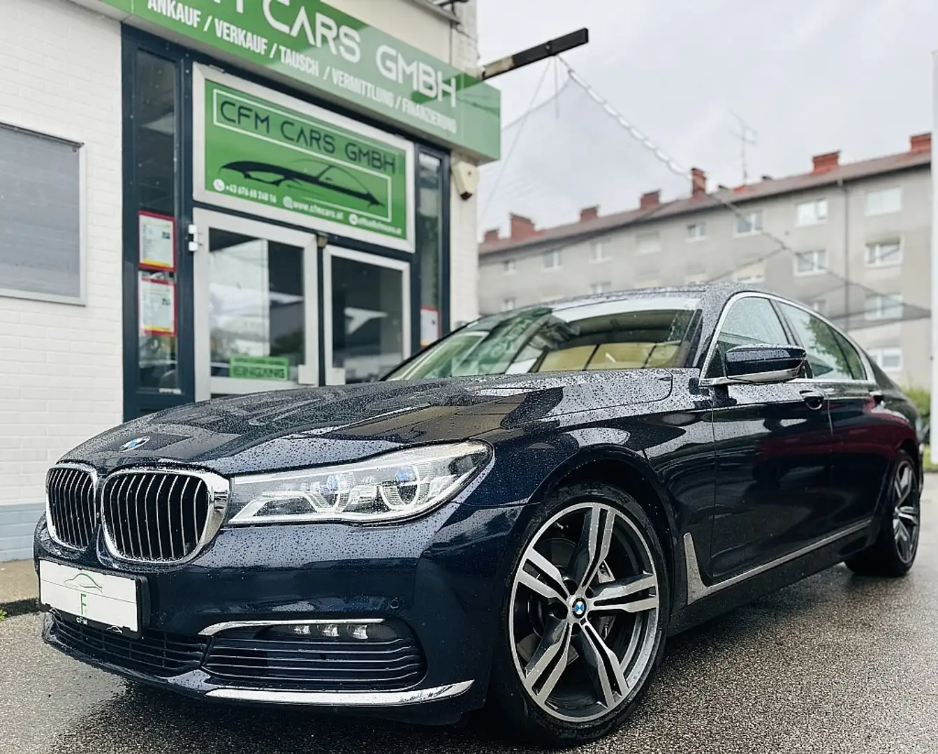BMW 740 i Aut. Bleu - 1