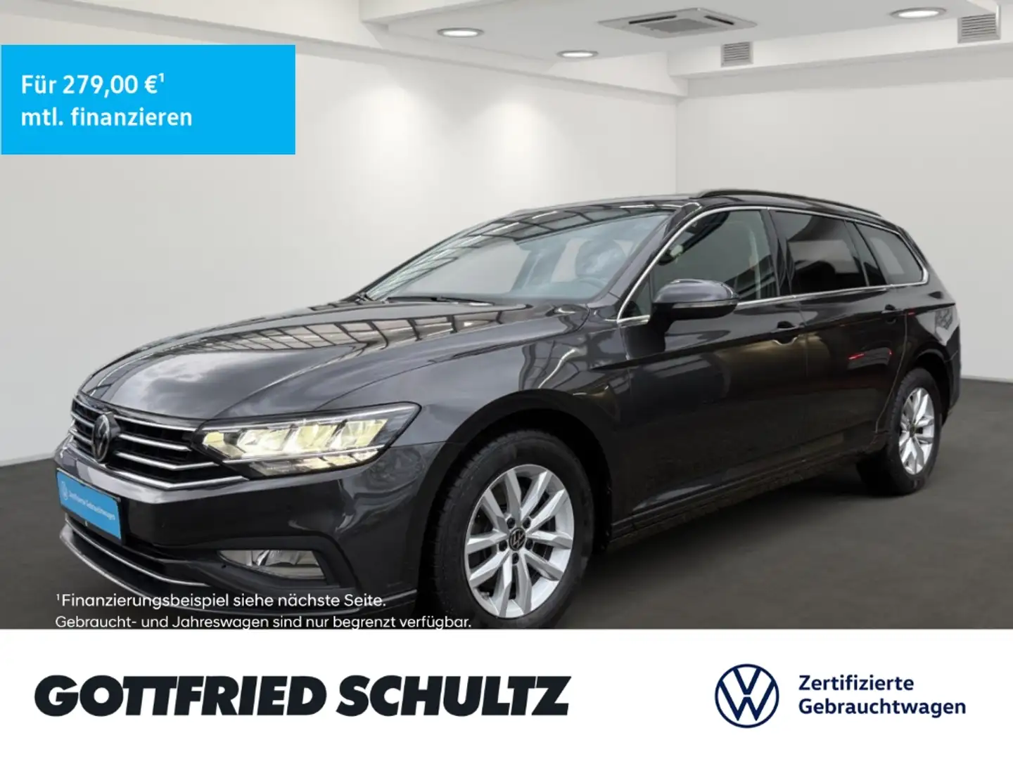 Volkswagen Passat Variant 1.5 TSI DSG LED NAV AHK EPH Business SHZ ALLSEASON Grau - 1