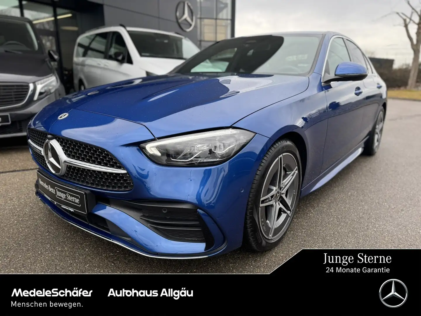 Mercedes-Benz C 300 C 300 d AMG Burmester3D Memory Vorr.-Distronic LED Blau - 1