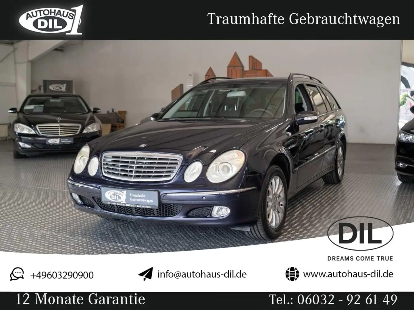 Mercedes-Benz E 240 T  ** TÜV + ASU  NEU * Blau - 1