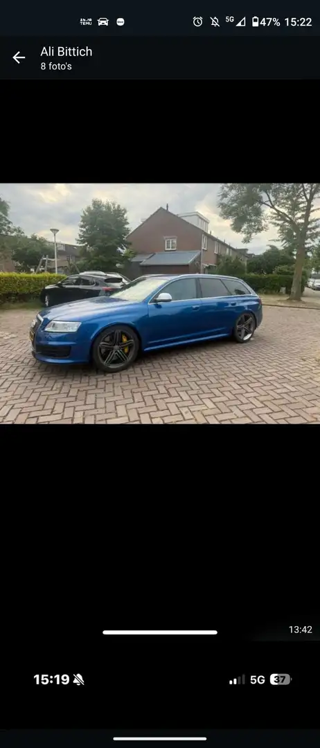 Audi RS6 5.0 TFSI Bleu - 2