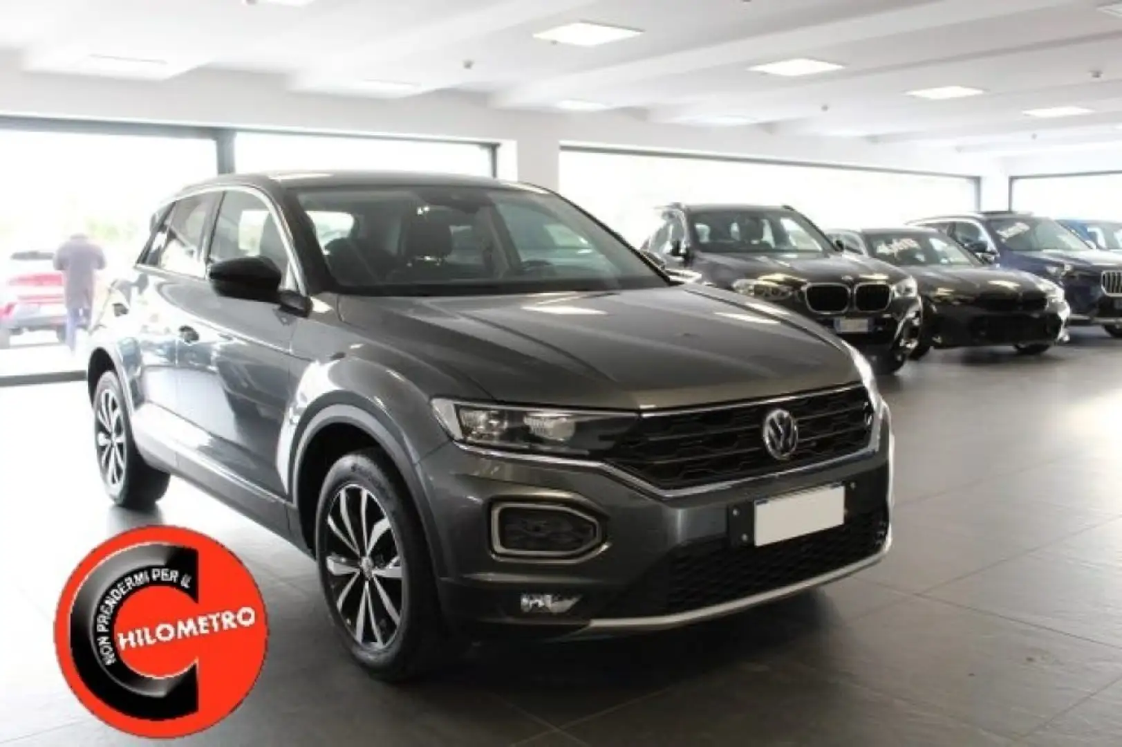 Volkswagen T-Roc 1.6 TDI 116 CV Style Led B-Motion Technology Gris - 1