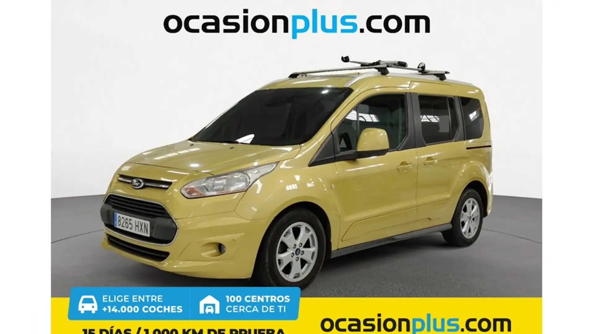 Ford Tourneo Connect Grand 1.6TDCi Titanium 95 Geel - 1