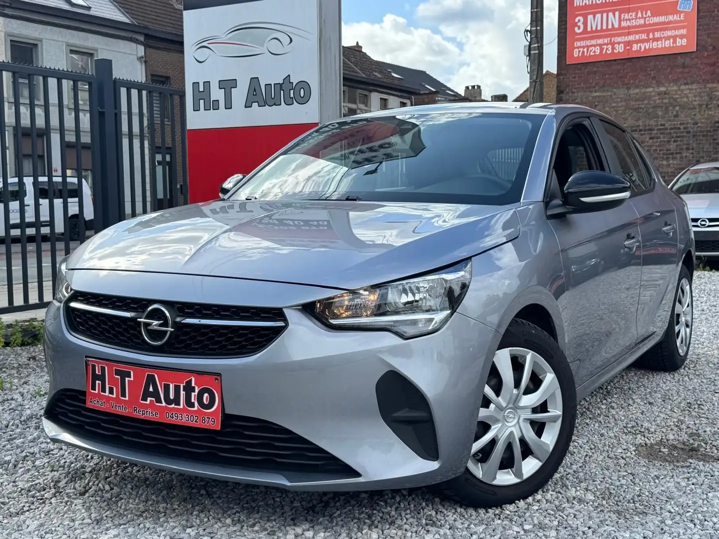 Opel Corsa 1.5 Turbo D/Etat neuf/Gps/Euro6d/Tva Gris - 1