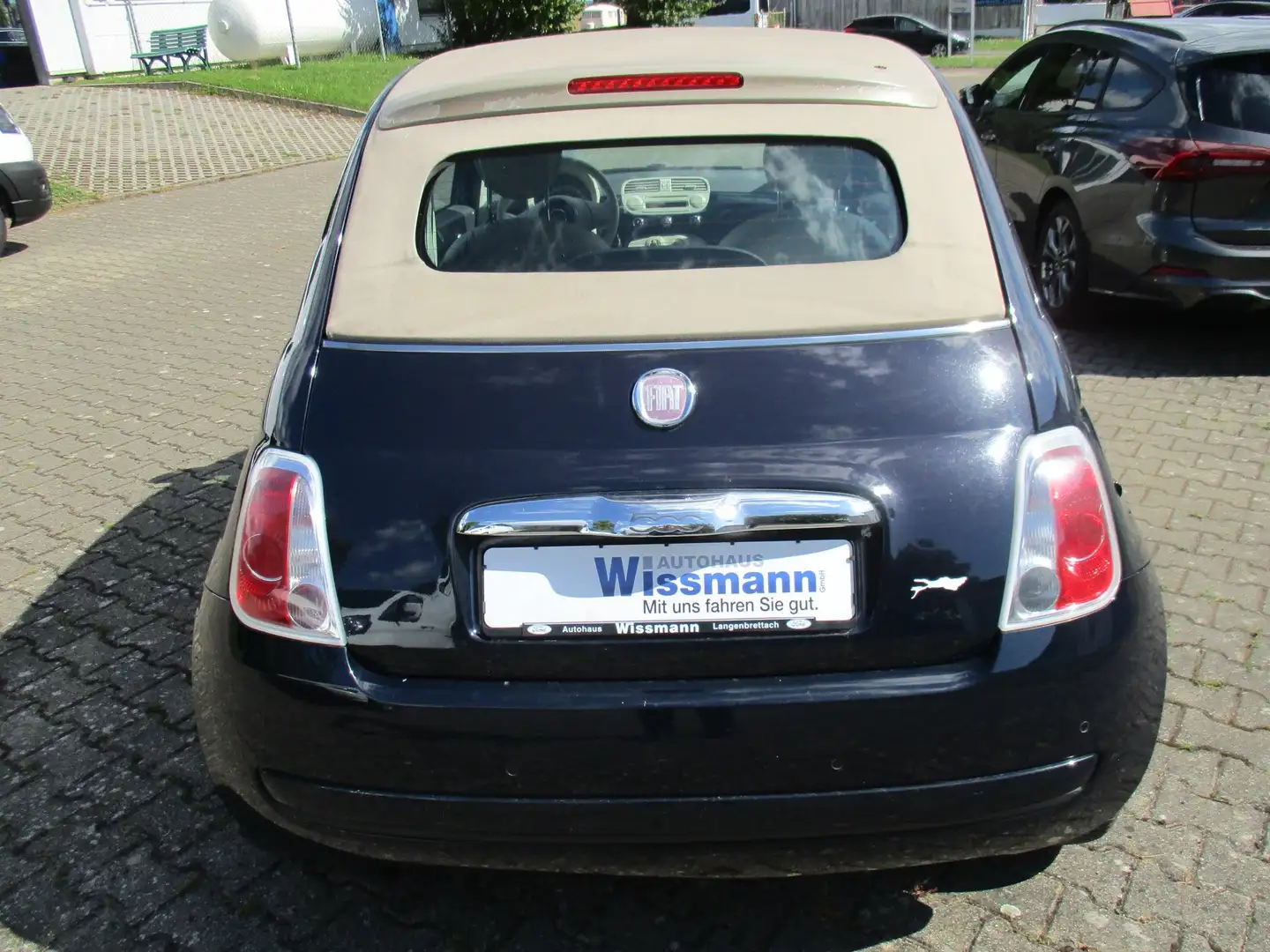 Fiat 500 Cabrio Bleu - 2