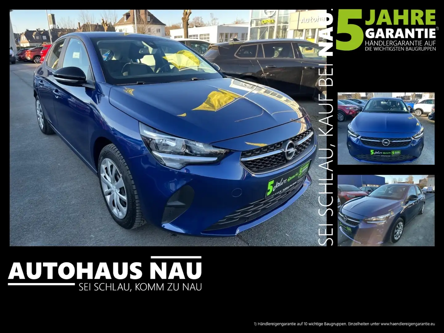 Opel Corsa - e Edition Elektro Sitzheizung und Einparkhilfe h Azul - 1