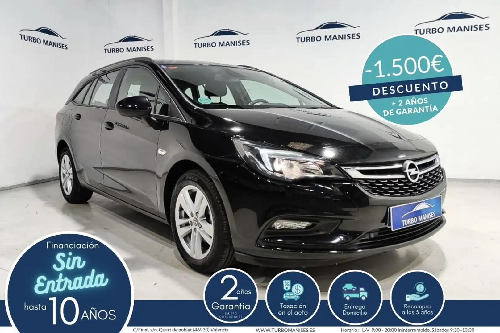 Opel Astra ST 1.6CDTi Excellence Aut. 136 (4.75) Negro - 1