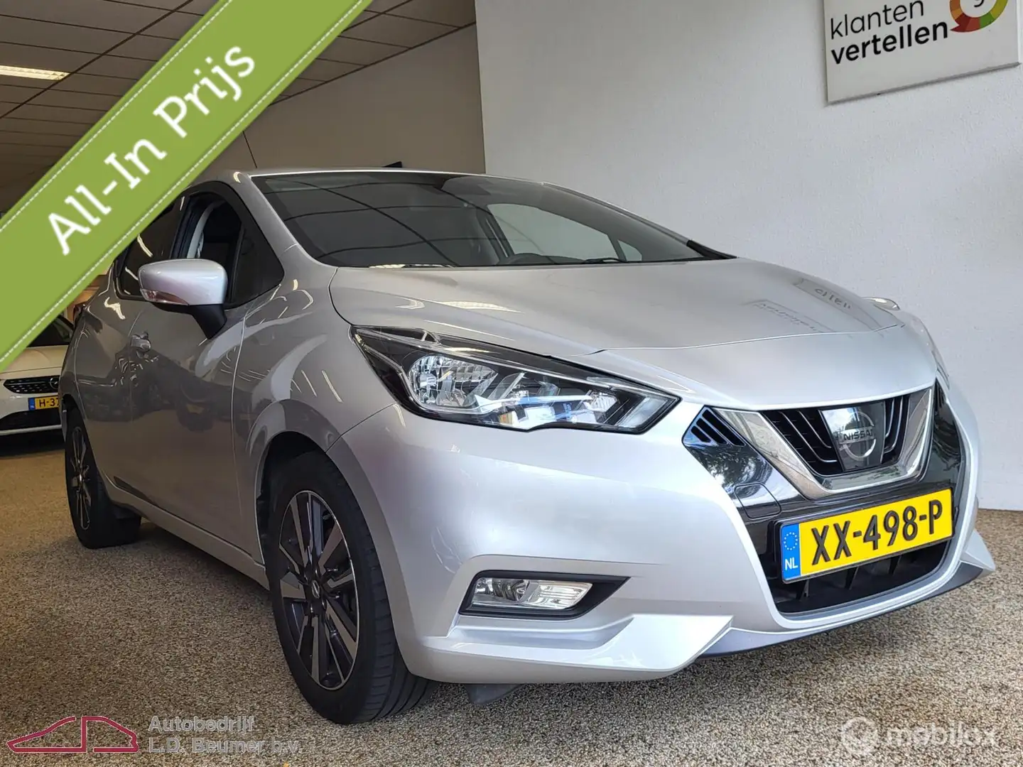 Nissan Micra 0.9 IG-T Acenta *APPLE CARPLAY, RIJKLAARPRIJS!* Grijs - 2