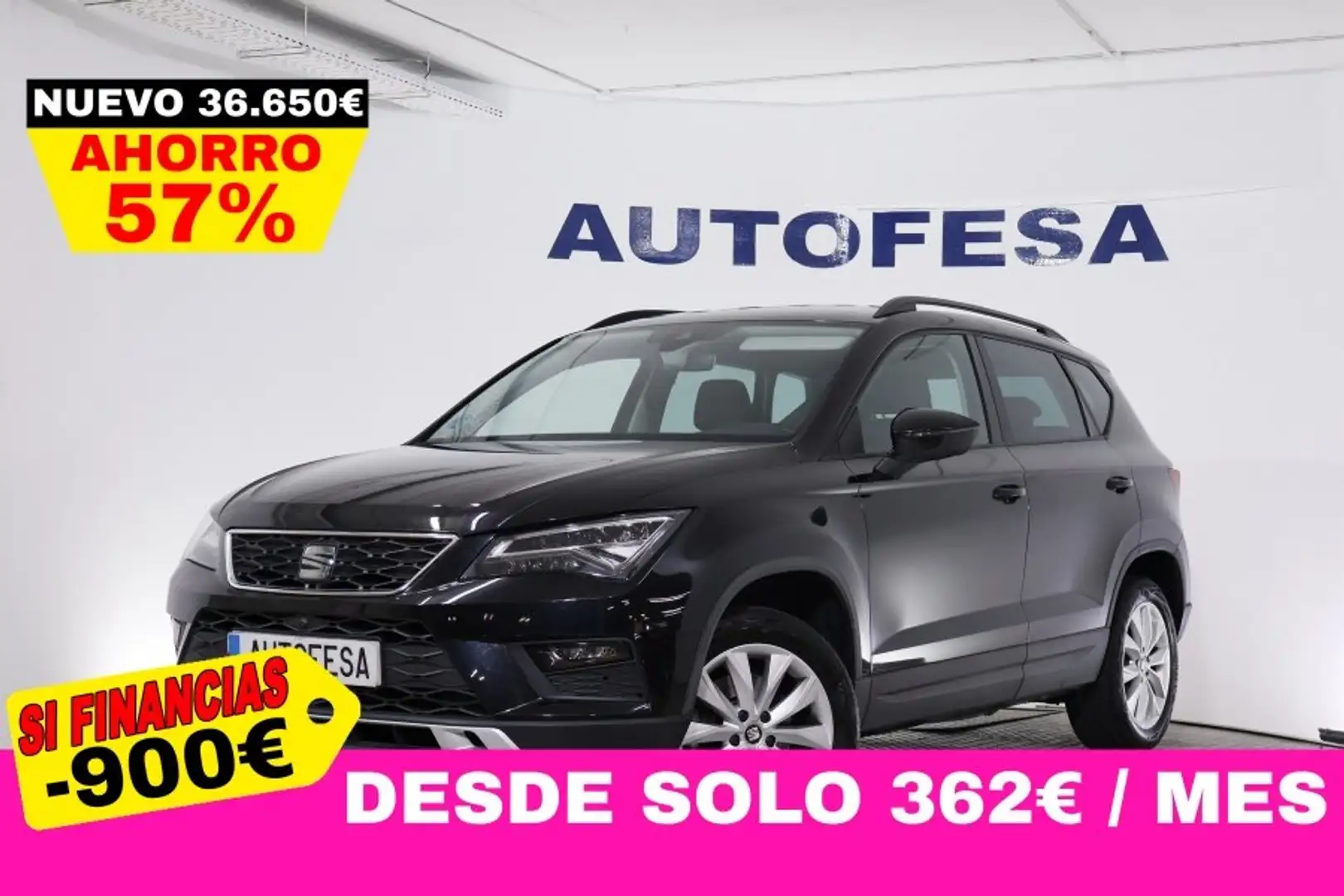 SEAT Ateca 1.4 XCELLENCE 150CV 5P # PARKTRONIC, FAROS LED Zwart - 1