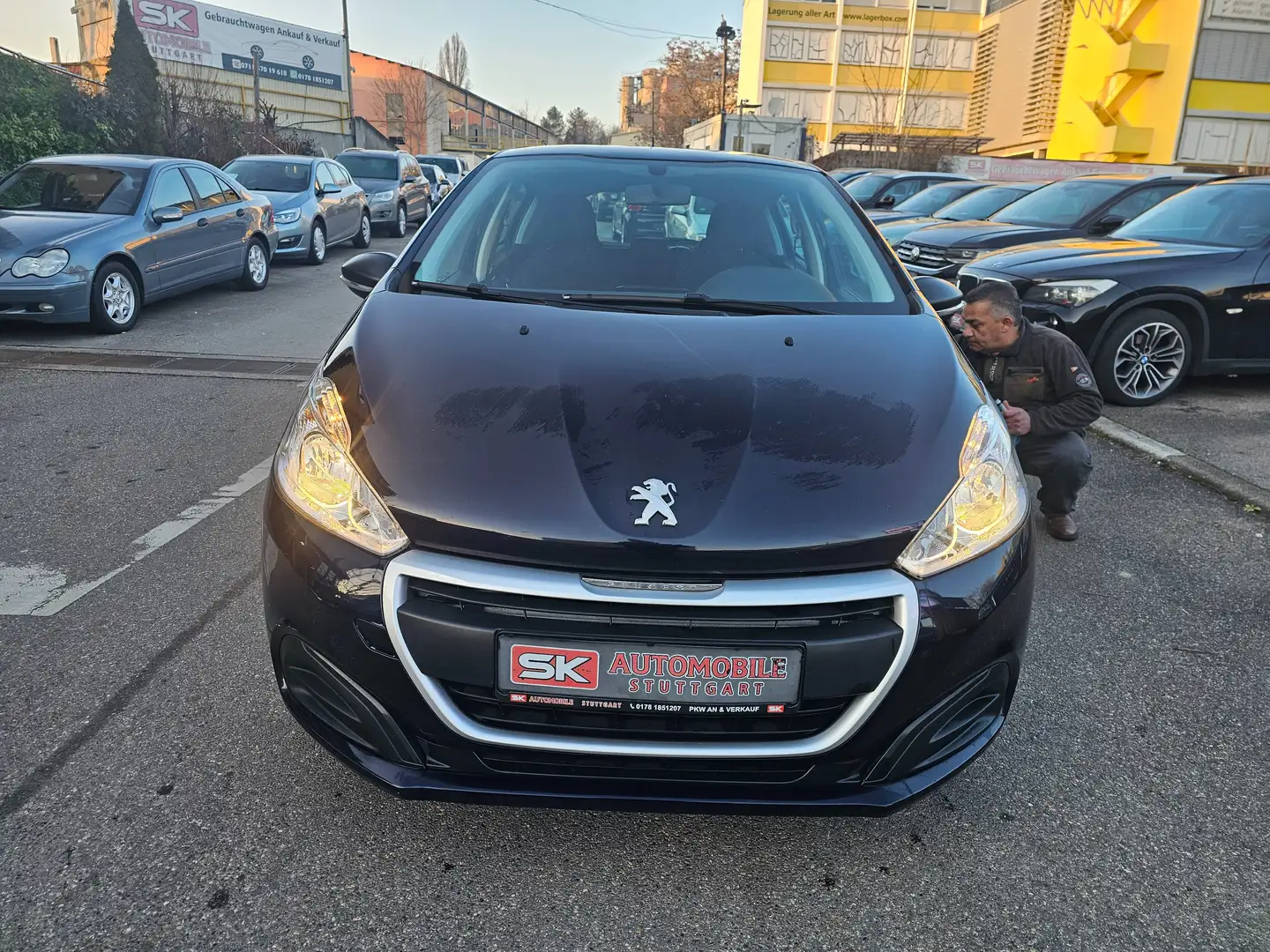 Peugeot 208 Access scheckheftgepflegt Euro6 Blau - 2