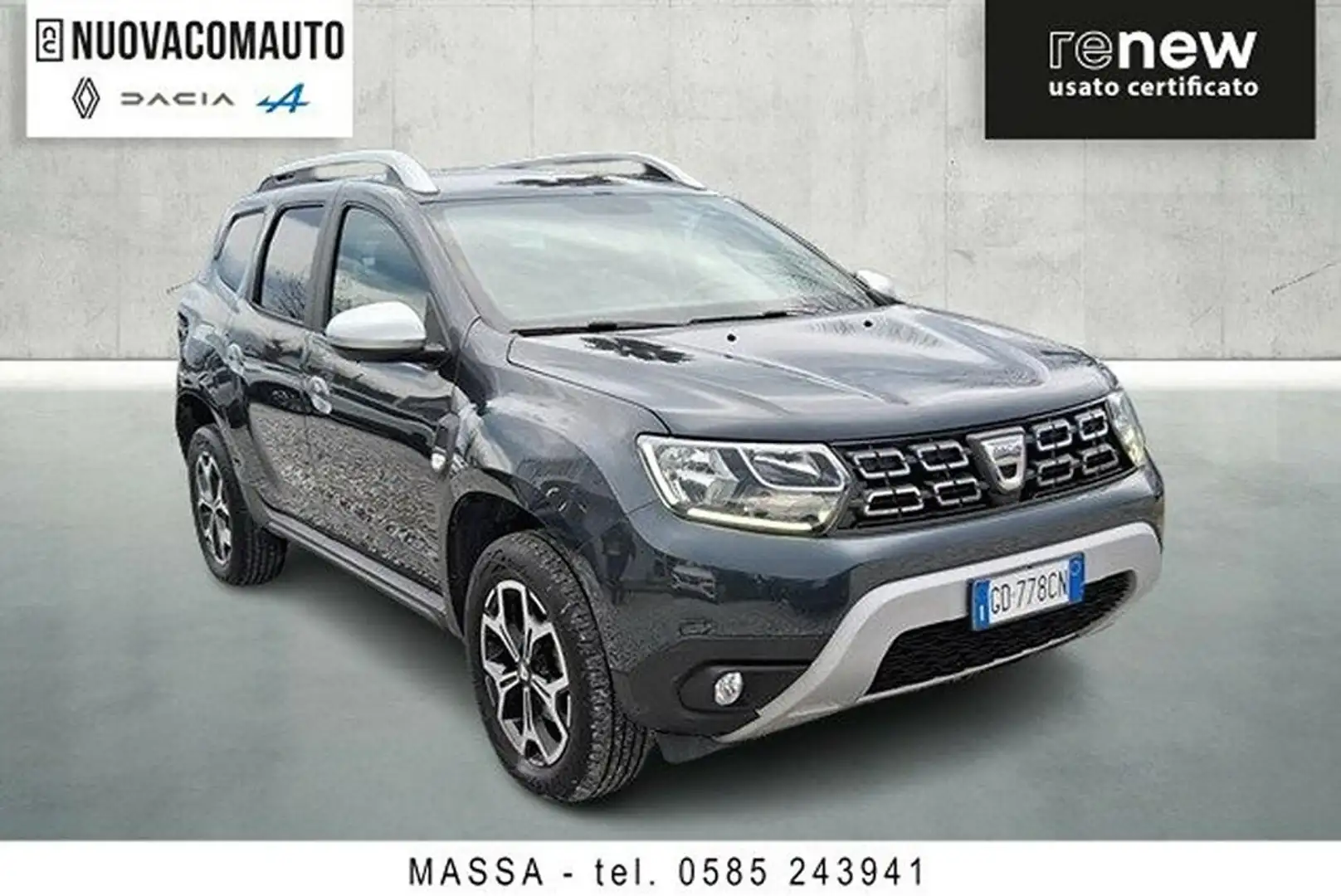 Dacia Duster 1.5 blue dci Prestige 4x2 s&s 115cv my19 Grigio - 1