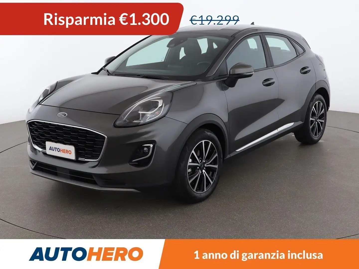 Ford Puma 1.0 EcoBoost Titanium 125 CV MHEV Grigio - 1